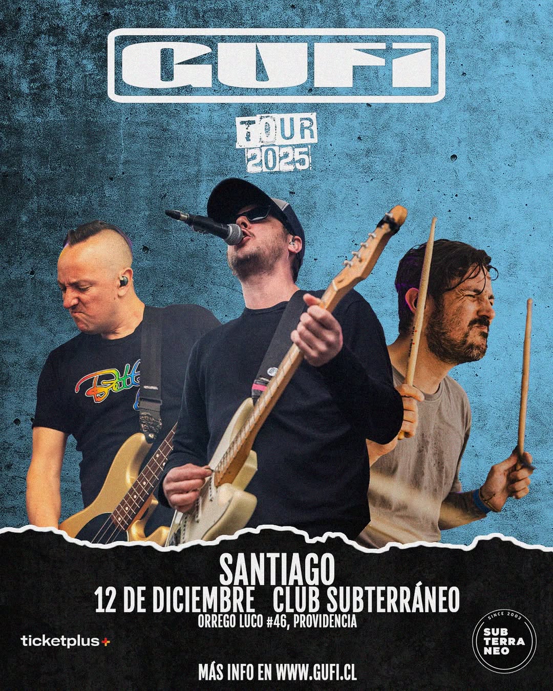 Gufi cierra su 2025 en Club Subterráneo